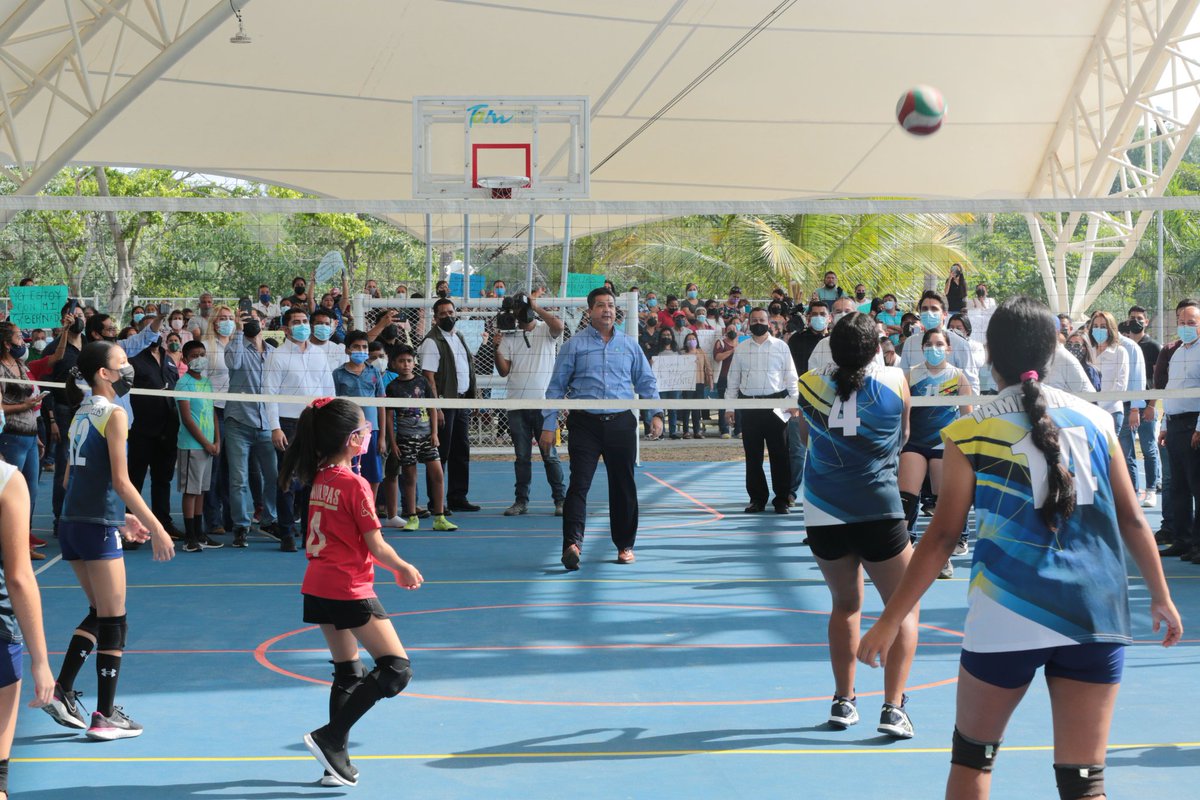 fgcabezadevaca's tweet photo. Tamaulipas y la región sur cuentan con un nuevo espacio para la convivencia familiar. Hoy inauguramos el Centro de Bienestar y Paz número 13 del estado en el municipio de #Madero. ¡Qué gusto saludarlos a todos! 
#CabezaContigo https://t.co/F3j1k6KatE