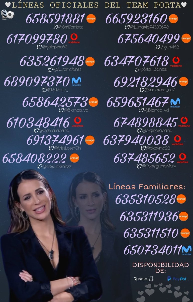 BlancaVdua's tweet photo. Hola Familia! Ahora sí que sí estamos la familia al completo. Estas son nuestras líneas oficiales de Cris
Apuntarlas bien porque ahora más que nunca hay que dar guerra de la buena!
Cris nunca estuvo sola y mucho menos lo estará ahora.
Gracias @AnnnaSB23 por Los cartelazos👌 https://t.co/WI3gXEhXNr