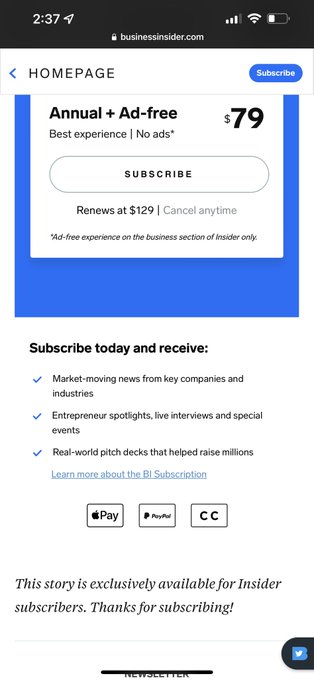 What a value. https://t.co/XA2C9tmu2L<a href="/tag/twitterblue"class="tags"><span>#twitterblue</span></a>