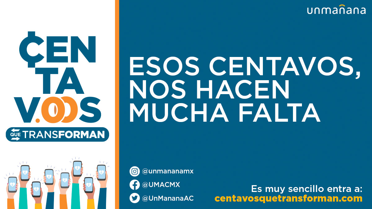 UnMananaAC's tweet photo. @achapa02 @Laura_UwU_ ¿Y si nos donas esos 60 centavos? Anda, así serás de las MILLONES de personas que donan sus CENTAVOS para transformar la vida de miles de niñxs. https://t.co/2xLzJP2XKa #CentavosQueTransforman 🤩 https://t.co/srEeHfgS0r