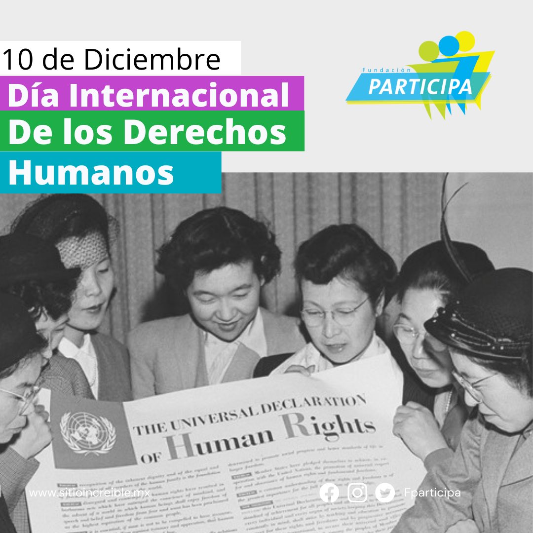 En el día internacional de los Derechos Humanos reafirmamos nuestro compromiso con la promoción, respeto y defensa irrestricta de los derechos humanos. 

#derechoshumanos #participa #humanrights #ddhh