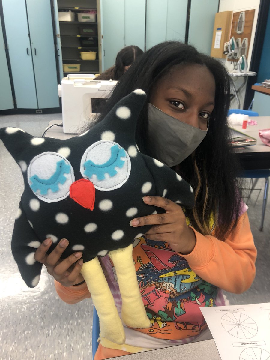 Some adorable stuffed animals made by our students to give as gifts over the holidays! #HNC