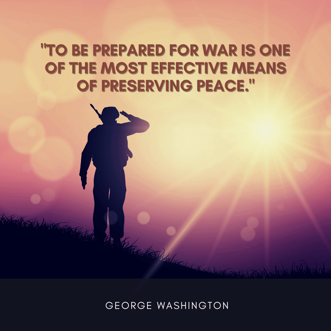 SchafferZara's tweet photo. "To be prepared for war is one of the most effective means of preserving peace."
 
 George Washington https://t.co/VUHPamj3vW