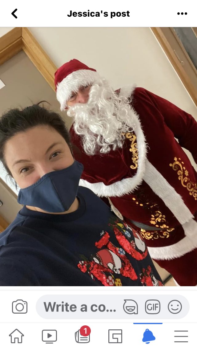 The Boss and Santa 🎄