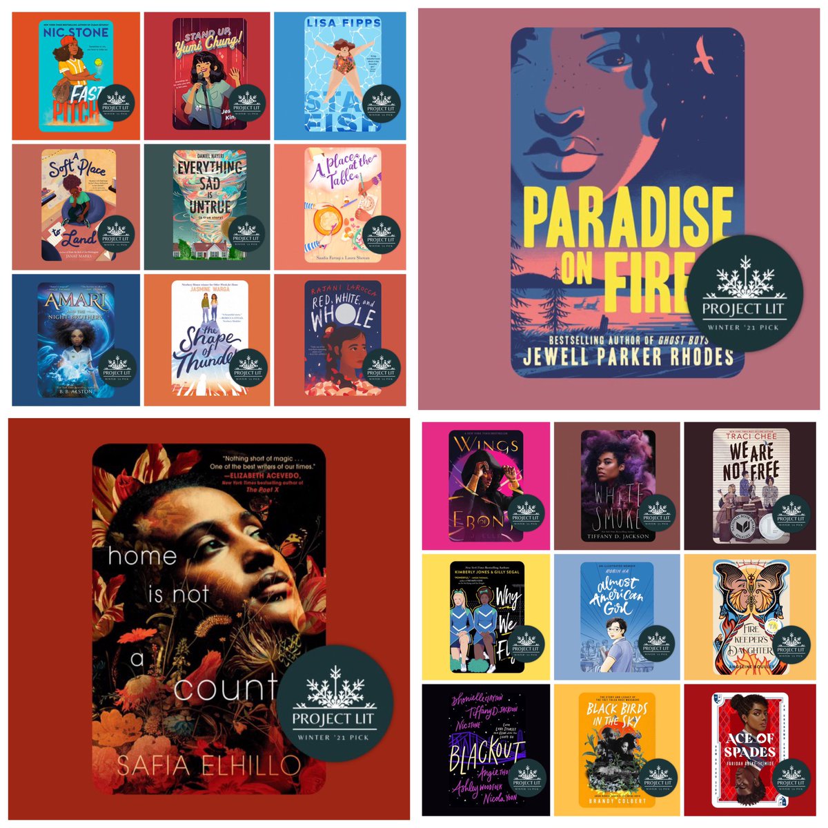 ProjectLITComm's tweet image. Our first 20! #ProjectLITBookClub