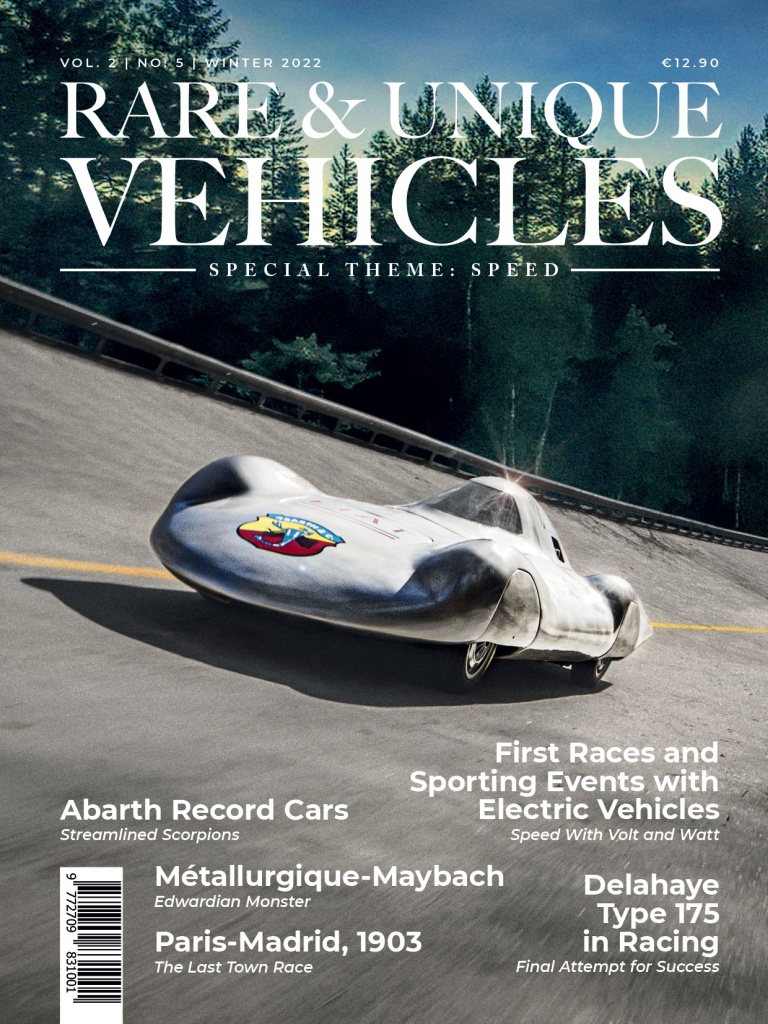 automuseums's tweet photo. Issue No5 of Rare &amp; Unique Vehicles magazine is available now. Special theme is Speed with articles on land speed record cars, racing cars and personnel. https://t.co/hNg4z7Zlus