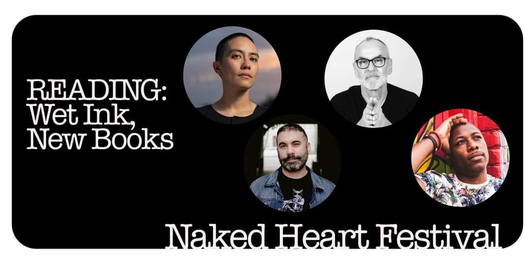 nakedheartfest's tweet photo. On Sunday, Dec. 12 @ 7pm EST join us online for the readings that are part of 'Wet Ink, New Books.' 
FT @chrisdiraddo
Daniel MacIvor
@notesofacroc
@MathiszBailey
https://t.co/ZuRIDh4kBo
#nkdhrt2021 @GDBooks https://t.co/wgDkIh5L87