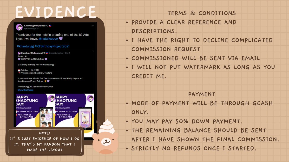 cooheartty's tweet photo. ✨RTs Appreciated✨ PH Only
Hello, I'm open for commissions to help me pay my online school bills. until Dec 20!! (Thai actor/BL couple)
✨Production time: 2-5 days
✨You can send me the money via GCASH: DM me
✨dm my IG:_artcoo if you're interested🥺
#thaiactor #blactor https://t.co/pYeMD2zfxR