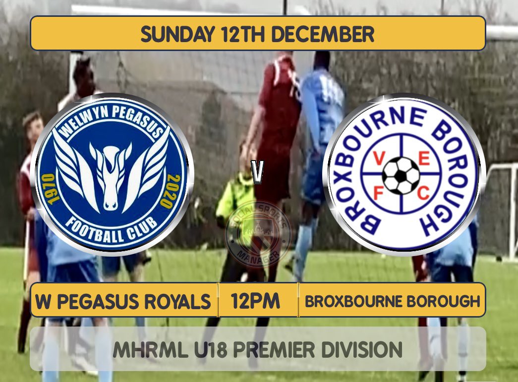 WPFC_Royals's tweet photo. Unfortunately our @midhertsrml U18 Premier Division game against @BBFC18s this Sunday has been postponed because of Covid. We wish all the Broxbourne players and managers affected a speedy recovery. https://t.co/gHlRmtSbaB