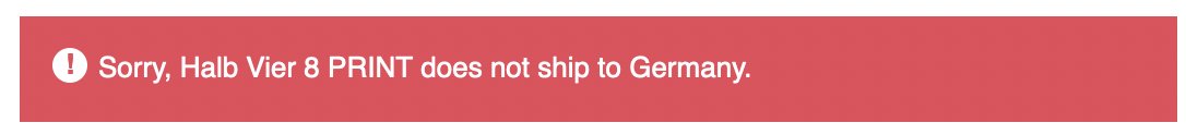 ase_berlin's tweet photo. @halbvierUK I wanted to order another Issue of Halb Vier but i got this message :-( 
Is this new? You sent me one a couple of days ago?!? https://t.co/ckoGgQ23Tr