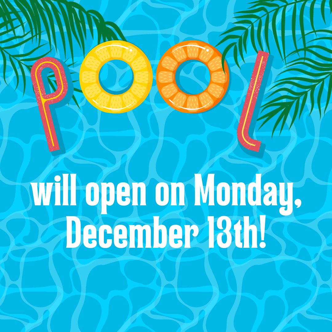 CityofSilverton's tweet photo. The Silverton Pool is warming up and will open on Monday, December 13, 2021! The Silver Falls YMCA will post their class schedules on their Facebook page. https://t.co/NIdYJpDb9W