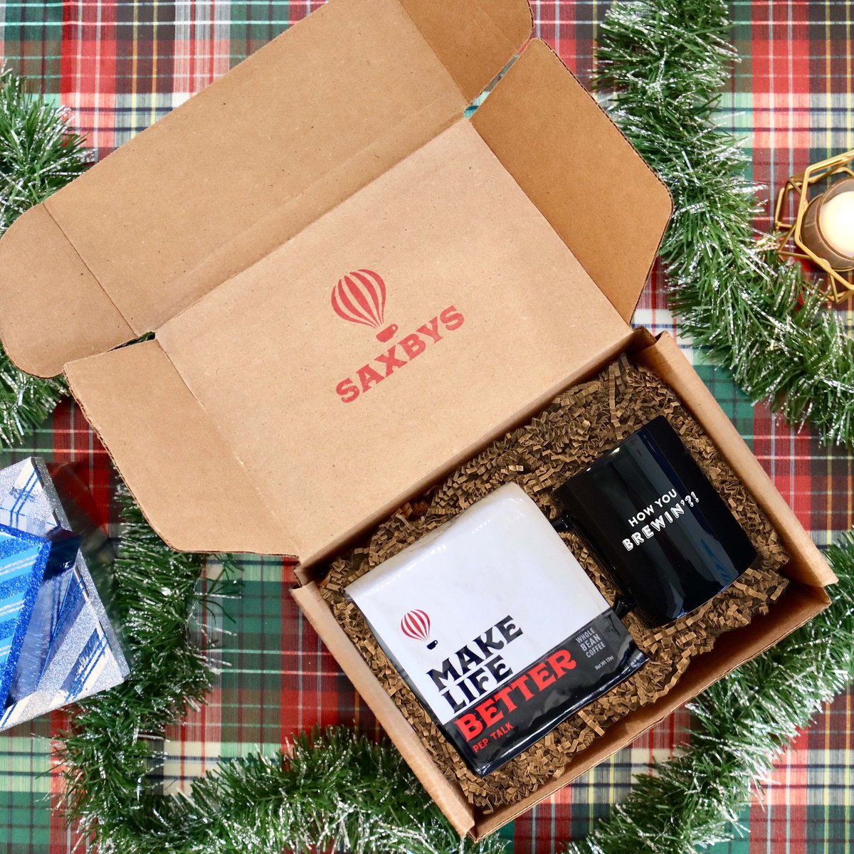 For the friend who... always makes sure you know how early they wake up. 👀☕️ Our Morning Bliss gift set includes a bag of coffee &amp; a mug for $20. Head on over to our link in bio to check out this gift set &amp; more!