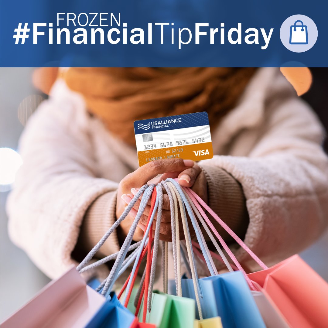 USAllianceFCU's tweet photo. This month we're bringing you our frozen financial tips that are sure to bring you and your financial well-being joy over the holidays season.
#FinancialTipFriday #ClassicCard #LowRates #USALLIANCE #HolidayShoppingHacks https://t.co/zJl0f8t6VM