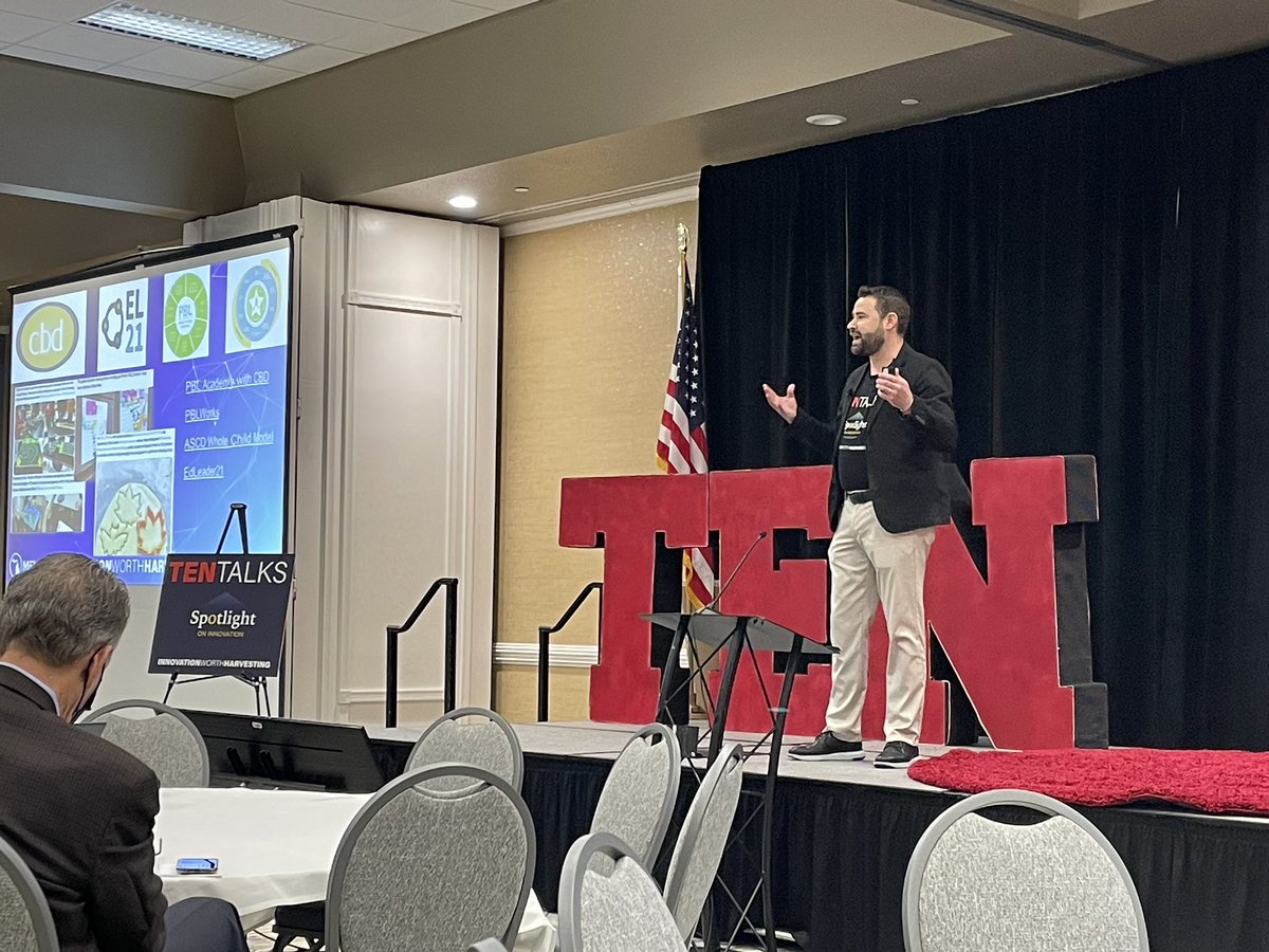 coach_hart's tweet photo. It was a fantastic morning at #MEMSPA21! @DrDebbieSilver gave us leaders a number of amazing ideas to think through and I was humbled to be able to share some ideas on fun and school culture during #TENtalks with other amazing principals! #WeLeadMI https://t.co/dFgzLM5lFl