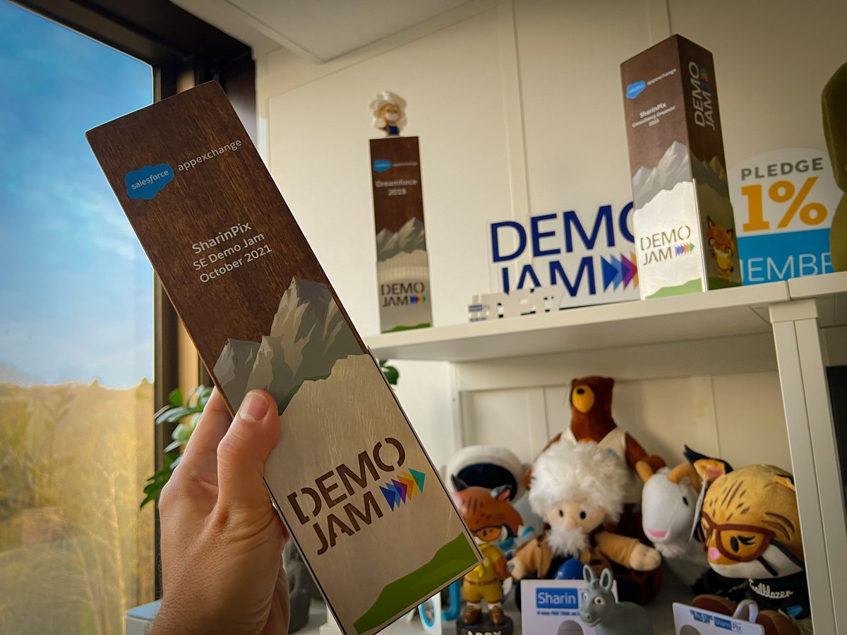 SharinPix's tweet photo. One more trophy on the #ImageExpert #AppDemoJam collection!
What a nice way to end 2021 π π π π π πΈ πΎ
Let's work on adding more crazy features in our App on the @appexchange to get more trophy in 2022! https://t.co/bndII7yvvs