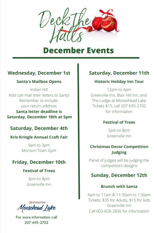 MHLinfo's tweet photo. Has your family finished letters to Santa yet? 📮 Be sure to drop them off (with return addresses!) at the magic mailbox at Indian Hill Trading Post!
To soak up even more holiday spirit, make plans to attend the Festival of Trees TONIGHT from 3 PM to 8 PM at Greenville Inn! 🎄🎄 https://t.co/NFwsZ8HRnN