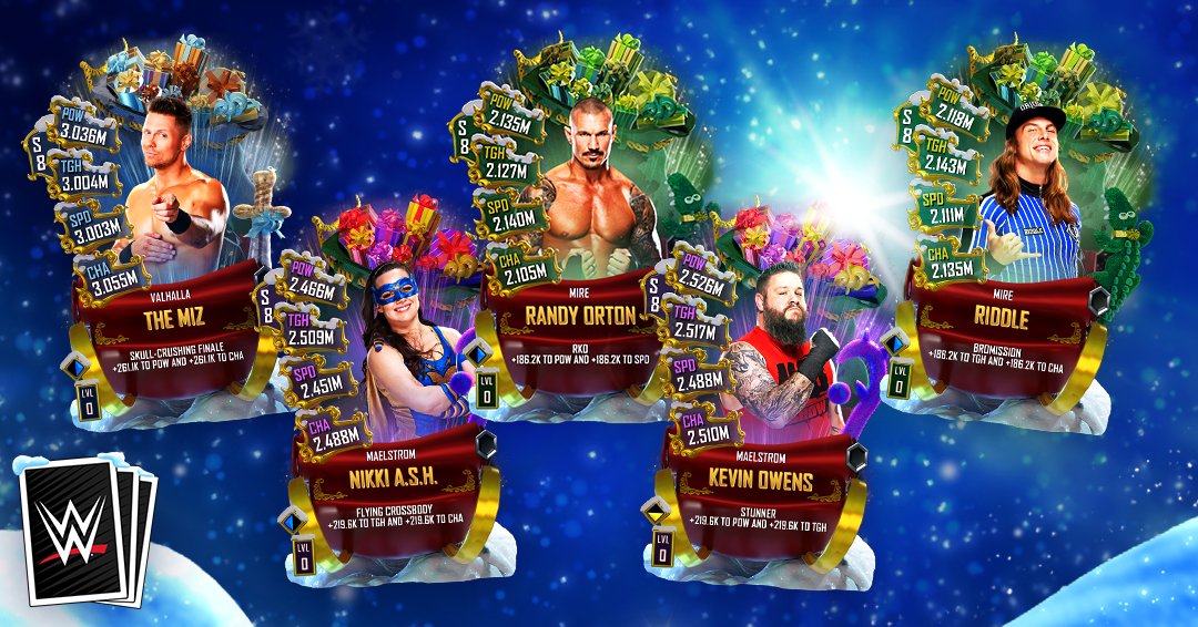 WWE SuperCard tweet media