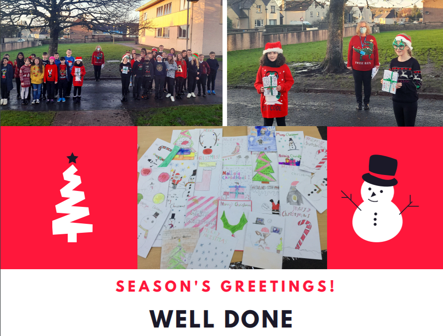 VolunteeringWI's tweet photo. Well done P3 &amp;P6 @SYPrimary for supporting our Give a Gift, Light up a Life Xmas Appeal and @NHSWI Community Navigators by making Xmas cards to be distributed with donations throughout the islands  @ChristmasJumperDay
#tsiwesternisles
#community https://t.co/QmTRjwi51i