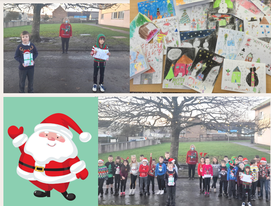 VolunteeringWI's tweet photo. Well done P3 &amp;P6 @SYPrimary for supporting our Give a Gift, Light up a Life Xmas Appeal and @NHSWI Community Navigators by making Xmas cards to be distributed with donations throughout the islands  @ChristmasJumperDay
#tsiwesternisles
#community https://t.co/QmTRjwi51i