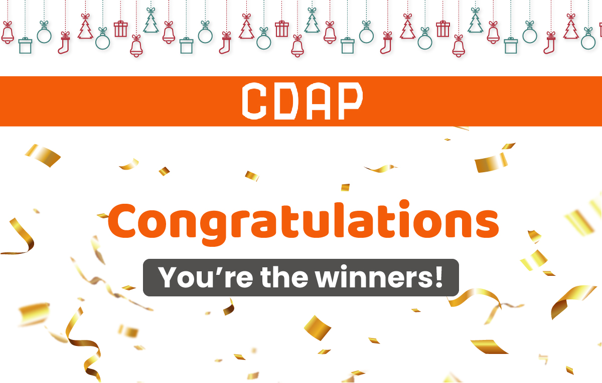 🥳 Congratulations, <a href="/julianlarralde/">Juls</a> ! You are the winner of CDAP's year-end prize, thank you for using #CDAP, we hope it will continue to contribute to your projects and collaborations in the future! 🎁🌈👏