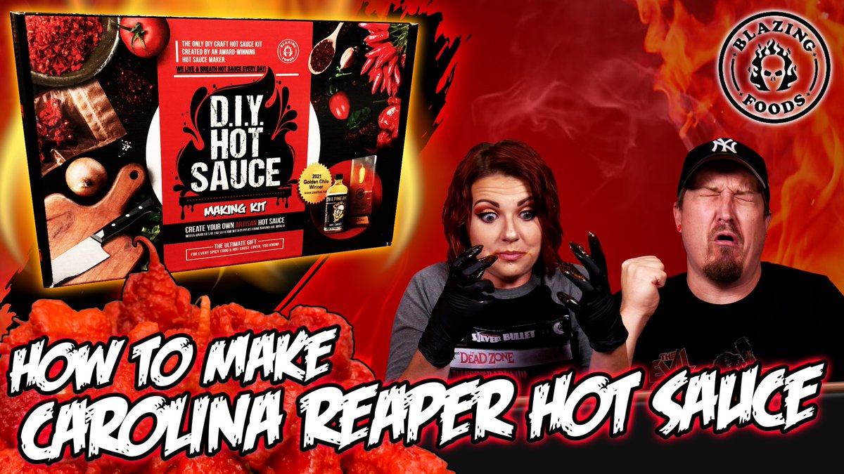 Crazy fun folks! Make your own hot sauce!! How To Make Carolina Reaper Hot Sauce
youtu.be/LtO7Wu2vrVc