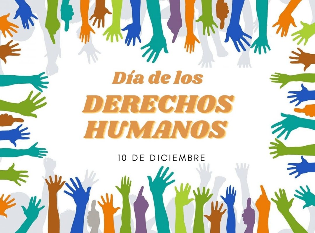 Día Internacional de los derechos humanos, derechos en los que todas las personas están incluidas y nosotros con orgullo los defendemos. Por un mundo libre de etiquetas.