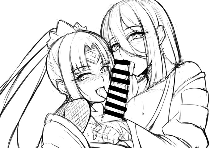 クノイチ姉妹でダブルフェラ練習rkgk
ここまでマップにするとバランスとか難しい
でも描けるようになりとうございます 