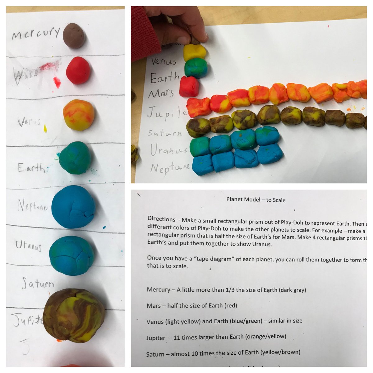 Valerie (@runnervals) on Twitter photo Fourth graders <a href="/RPS_Schools/">Richmond Public Schools</a> created a Play-Doh tape diagram to model the planets to scale. <a href="/CJBellTeach/">Cassandra B</a> <a href="/divein2STEM/">Natalie Waller, M.Ed</a> <a href="/AutumnNabors1/">Autumn Nabors</a> Fourth graders <a href="/RPS_Schools/">Richmond Public Schools</a> created a Play-Doh tape diagram to model the planets to scale. <a href="/CJBellTeach/">Cassandra B</a> <a href="/divein2STEM/">Natalie Waller, M.Ed</a> <a href="/AutumnNabors1/">Autumn Nabors</a>