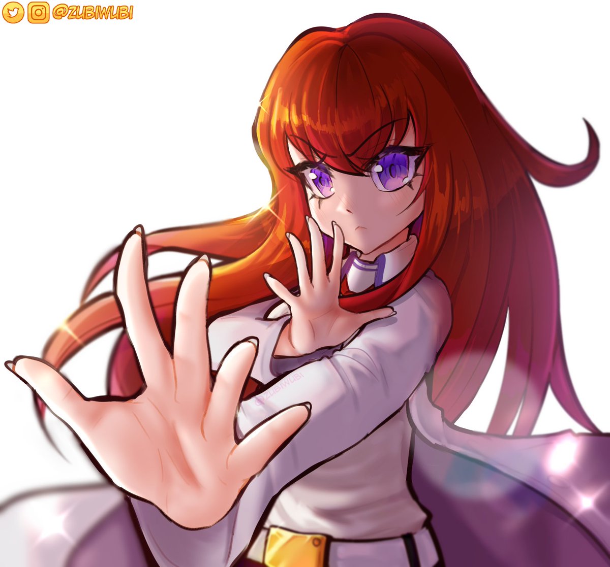 zubiwubi's tweet photo. Steins;Gate's Kurisu! Worked on this drawing all day #Kurisu #SteinsGate #シュタゲ #MakiseKurisu  #Anime #FanArt #DigitalArt #aaaaaaaaaaaaaaaa 
#Makise https://t.co/49bjkTqXEw