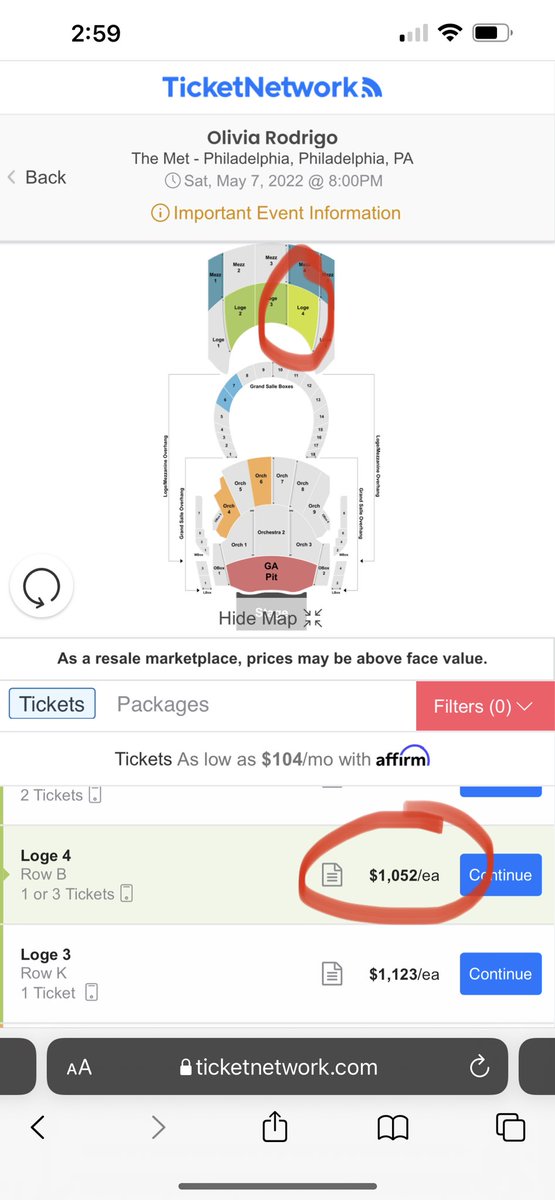 benintendisflow's tweet photo. Shame on you @oliviarodrigo for the prices of these tickets. I have never been more appalled. That’s on capitalism 💅🏻 baby. #SOURTOUR #SOUR https://t.co/MMRhHIoUCH