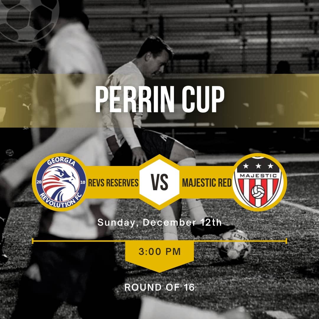 Ga_Revolution's tweet photo. It's win or die for the Reserves and 23s in Perrin Cup this weekend!

🗓: Sunday, December 12th

⏰: 10:00am (23s)
       3:00pm (Reserves)

⚔: Prima FC (23s)
       Majestic Red (Reserves)

📍: Atlanta International School (23s)
       Maynard Jackson High School (Reserves) https://t.co/OaIQOde9Ye