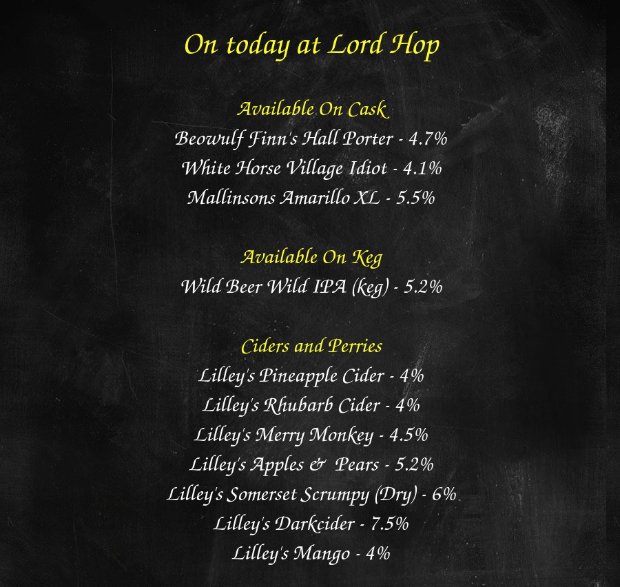 hop_lord's tweet photo. On the bar today!
Beer Board: https://t.co/Hn3KYryyeR

@BeowulfBrewing @WhiteHorseBrew @Mallinsons @WildBeerCo @lilleyscider @NuneatonCAMRA
#RealAleFinder https://t.co/Ni72NHCACL