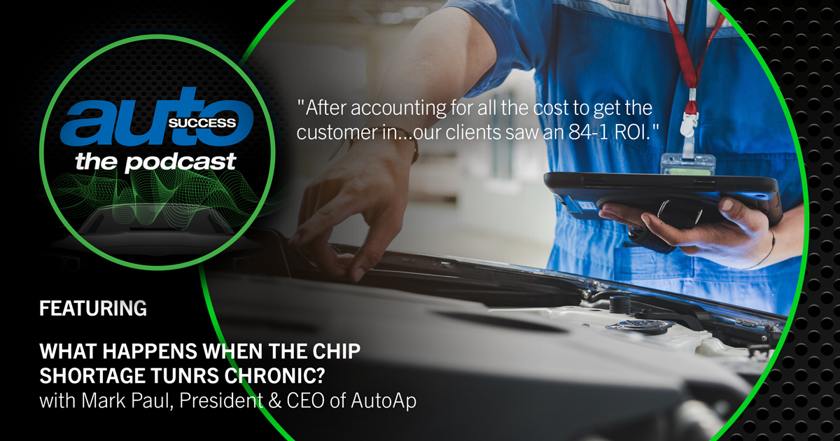 autosuccess's tweet image. In today's #AutoSuccess: The Podcast, we chat with Mark Paul, president and CEO of @Ap4Autos about the ongoing inventory shortage and what it could mean moving forward. 🚙 🤔 

Listen to the episode for Mark's insights and advice at the link in our below👇
autosuccessonline.com/podcast-what-h…