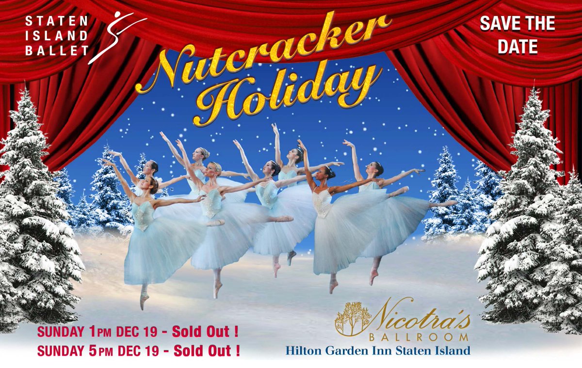 NYCulture's tweet photo. .@SIBallet will present an immersive Nutcracker holiday celebration, bringing the audience directly into the festivities. Performances take place on December 19. 
Visit: https://t.co/zqNUvW2MLs https://t.co/oYvAhbZObD