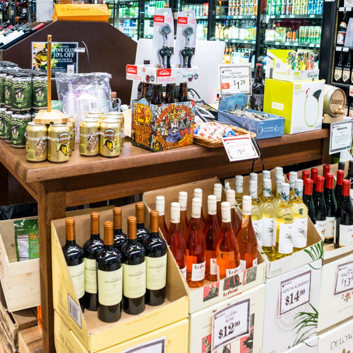 Celebrate the weekend with a bottle of local wine or beer. We have an awesome selection to choose from!