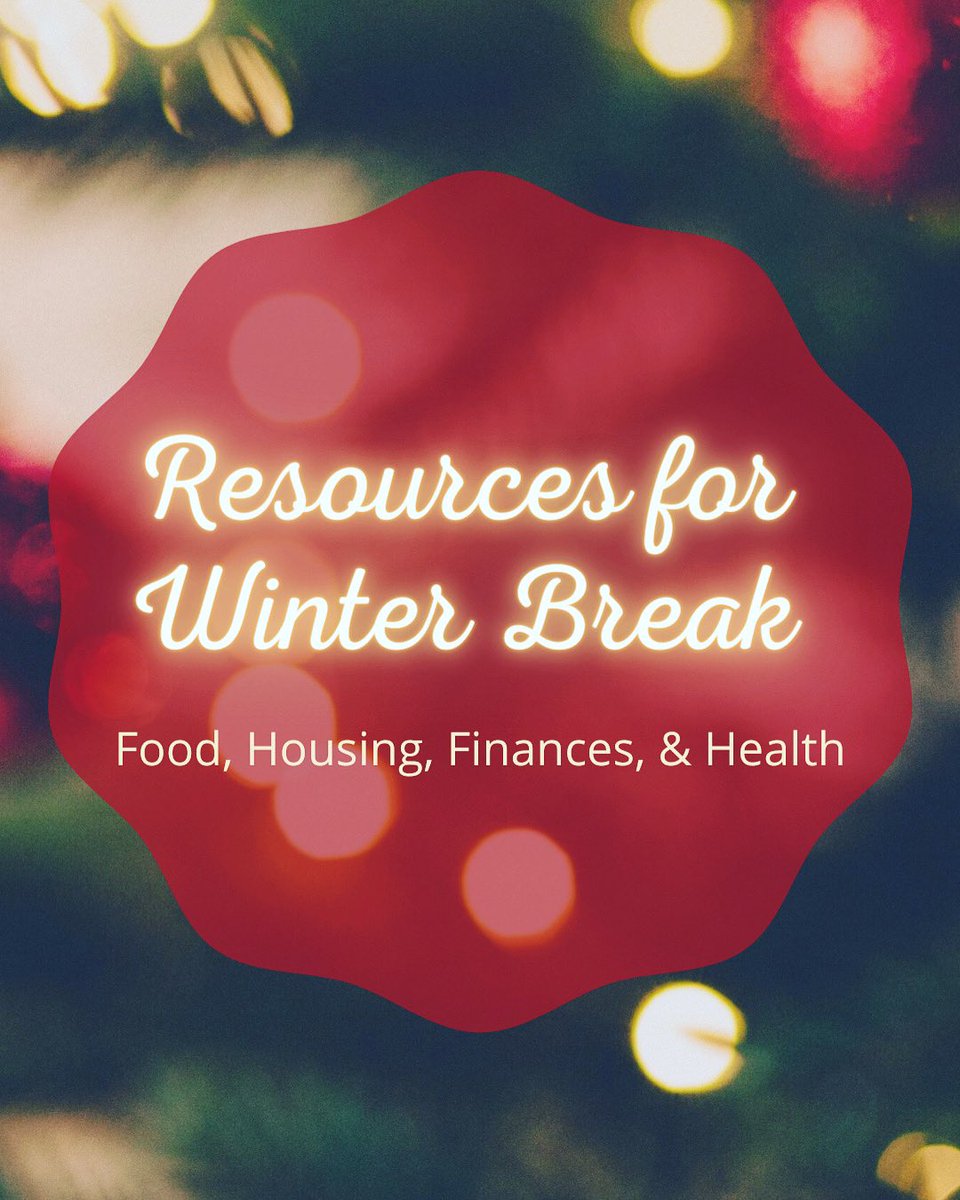 Interested in resources during winter break?? Check out what’s available: bit.ly/3rYFAvM