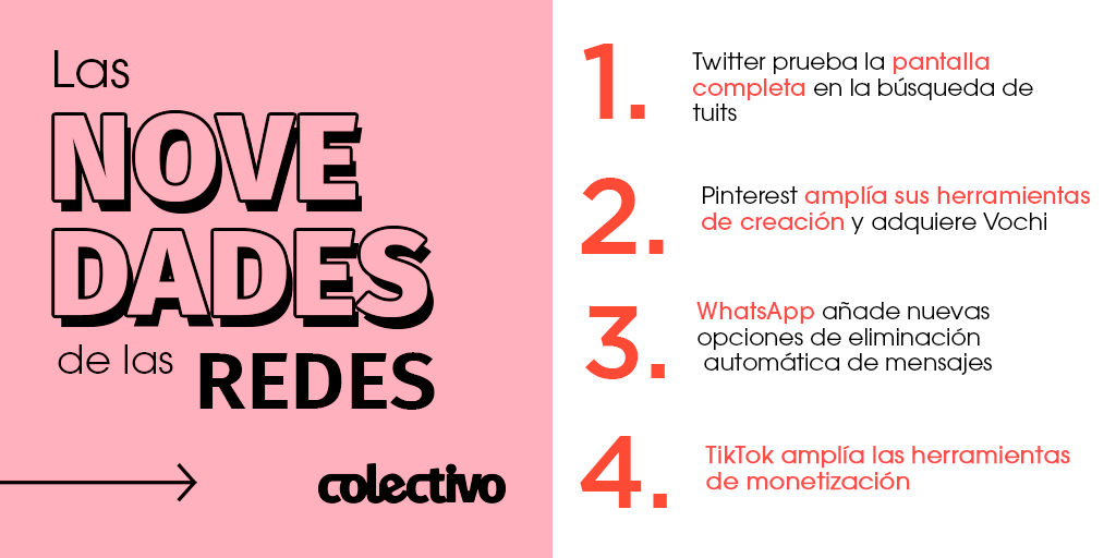 CMarketero's tweet photo. Si te preguntas qué novedades hay en el mundo de las redes sociales, hoy te traemos la respuesta.

👉 Si eres un influencer de TikTok ahora podrás monetizar desde los videos regulares.

📌 Descubre todo en nuestra publicación. https://t.co/y0A3tluQQl