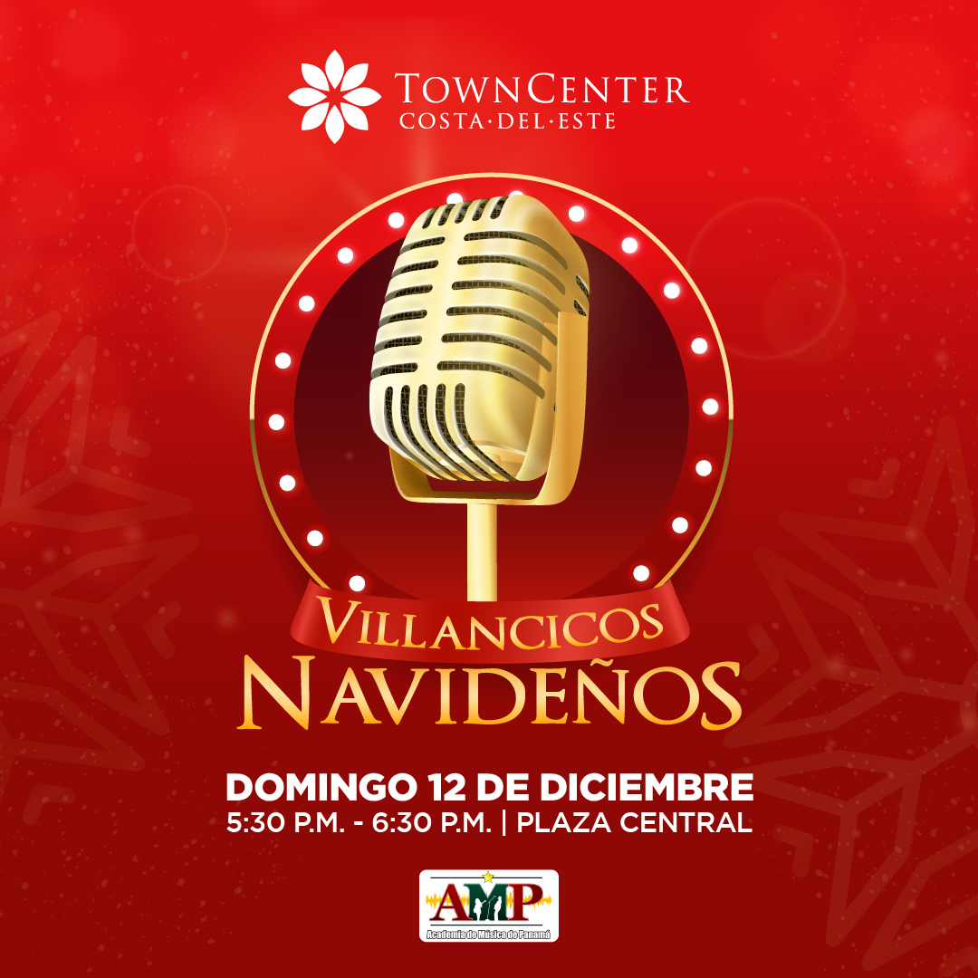 Disfruta en familia de una tarde mágica con Villancicos Navideños 🎙️🌟 por  la <a href="/AMPanama/">AMPanama</a>, en nuestra Plaza Central. Te esperamos de 5:30 p.m. a 6:30 p.m.

La Navidad llegó a #TownCenterCDE 🧡

#TownCenterCDE #Panamá