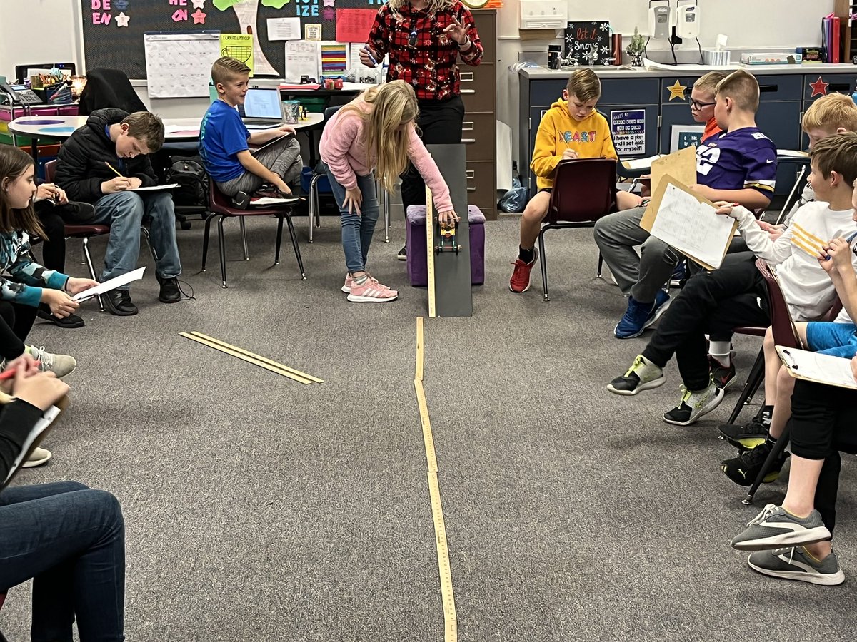 FettKyle's tweet photo. Fourth graders had fun exploring forces and motion the last two days. On Monday, they will do an Ellis Island simulation. Lots of fun learning taking place. #IFACadetPride https://t.co/1Z7dZHPpm2
