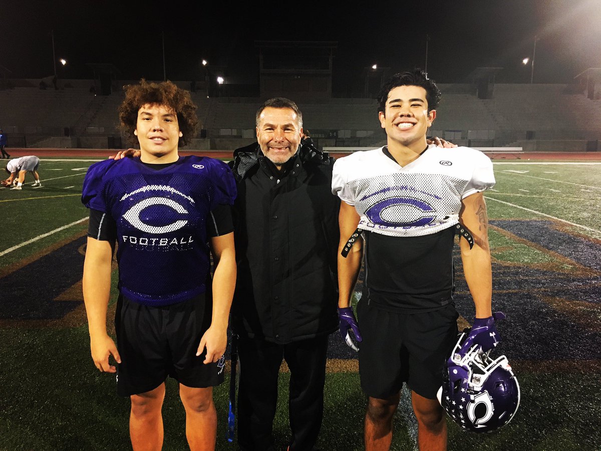Christian Sarem and Barrett Brennan will represent the Purple Nation in the Alex Spanos All Star Game! #alexspanisallstargame #carlsbadfootball #purplepride