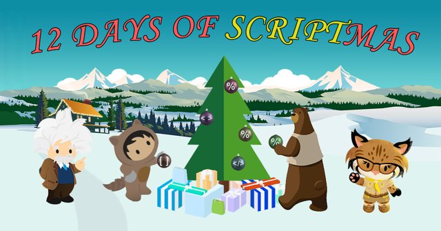howtosfmc's tweet image. When did December get here? Don&apos;t worry, we have no clue either. But December does mean...🥁🥁🥁 Scriptmas! Starting Monday the 13th we will release 12 days of cool 🥶 scripts. Read more here: bit.ly/3s0WPwR
#Scriptmas #12DaysofScriptmas #HowToSFMC