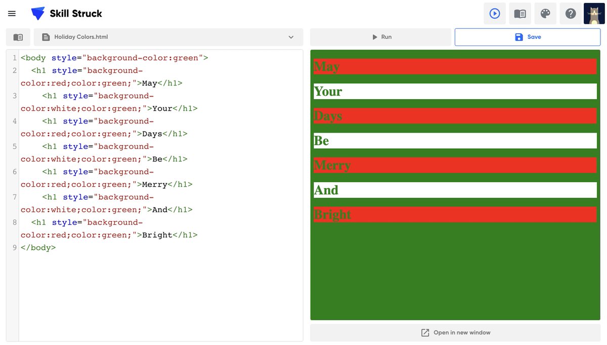 kosinskijess's tweet photo. #CSEdWeek may be coming to an end, but that doesn't mean you have to stop the coding fun! We're offering our free code editor for a couple more weeks and I've got a fun #HTMLHolidayCards lesson for you! Whatcha waiting for?! #CSforAll
🎄https://t.co/3wKv15sA3q https://t.co/EsxnJ6VT7n