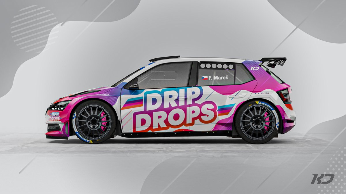 FilipMaresRally's tweet photo. Přesně před týdnem jsme se chtěli všem fanouškům spolu s DripDrops a Michelin představit v těchto barvách od Keane Design na tratích Pražského Sprintu.
Uhádnete kdo měl sedět na sedadle spolujezdce? 🤔🤭
#DripDrops #MichelinPilotSport #Michelin #EntryEngineering #KolegaLeosNee https://t.co/dM5GOW5UgX