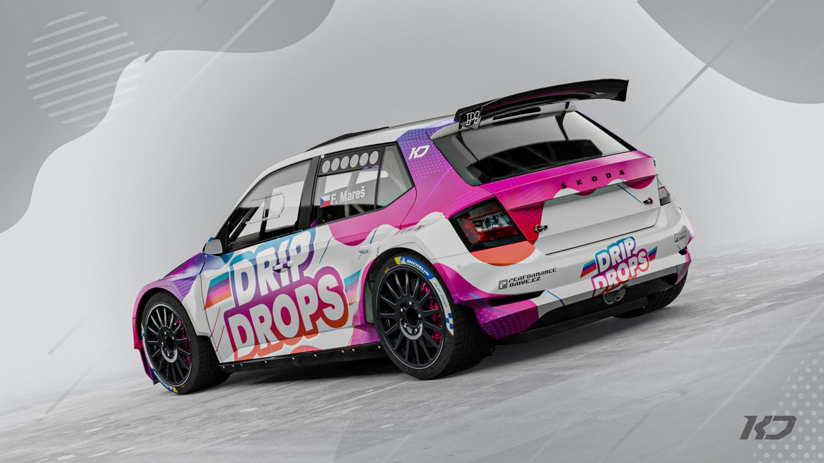 FilipMaresRally's tweet photo. Přesně před týdnem jsme se chtěli všem fanouškům spolu s DripDrops a Michelin představit v těchto barvách od Keane Design na tratích Pražského Sprintu.
Uhádnete kdo měl sedět na sedadle spolujezdce? 🤔🤭
#DripDrops #MichelinPilotSport #Michelin #EntryEngineering #KolegaLeosNee https://t.co/dM5GOW5UgX