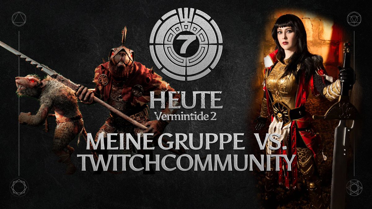 siebenhayn's tweet photo. Kommt rein ihr dürft ihr und meiner Gruppe das Leben schwer machen mit dem Twitchmode von Vermintide 2 - Me vs. Community - JETZT LIVE https://t.co/XsMP17yQNv #germantwitchsup #TwitchAffilate #warhammer  #warhammer40k  #WarhammerCommunity https://t.co/k4B9bfrHCf