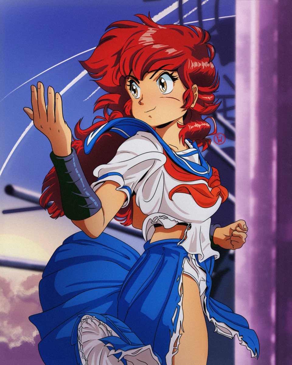 fritzwilliedraw's tweet photo. Finished my A-ko redraw!
See following tweet for sketch and reference.
#projectako #プロジェクトA子 #vintageanime #classicanime #retroanime #fanart #FanArtFriday https://t.co/1KaNXkV1oj