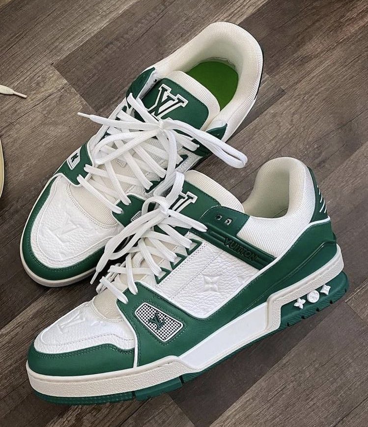 Real Sneakers 👟 on X: Louis Vuitton Trainer Green 💚
