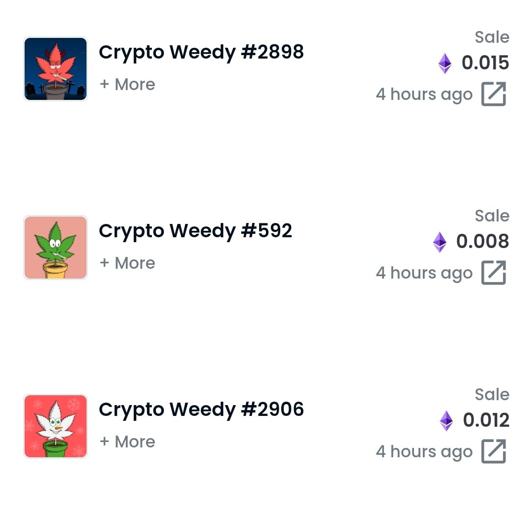 3 Weedys were harvested today 🔥

Get yours here:
opensea.io/collection/cry…

#nft #NFTs #NFTCommmunity