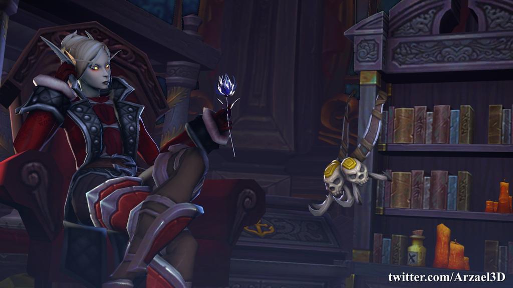 Arzael3D's tweet photo. I didn’t even come up with a name for her, but I fell in love with all my heart. San'layn, despising undead and living creatures in equal measure, wanders the world hoping to drown her sorrow in the sea of blood she will shed with her cursed sword. https://t.co/eFSnj6zUNK