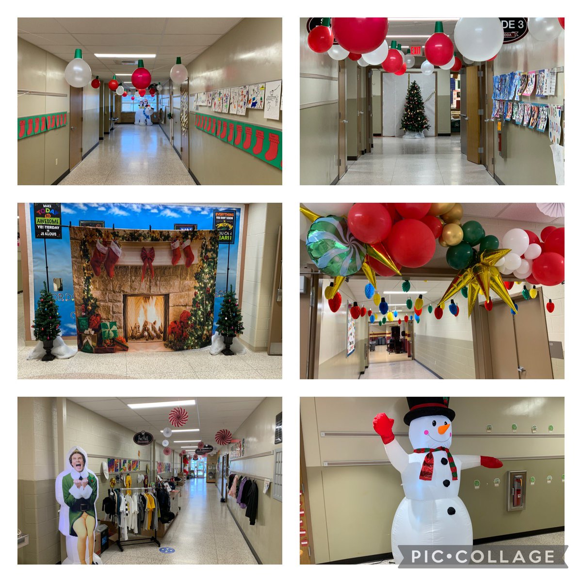 In an effort to get the building in the festive spirit, our teachers took a Friday night to “deck the halls”!  It was a nice social event for them and ultimately the kids loved it when they rolled in on Monday morning! #NewvilleCARES #BSSDProud